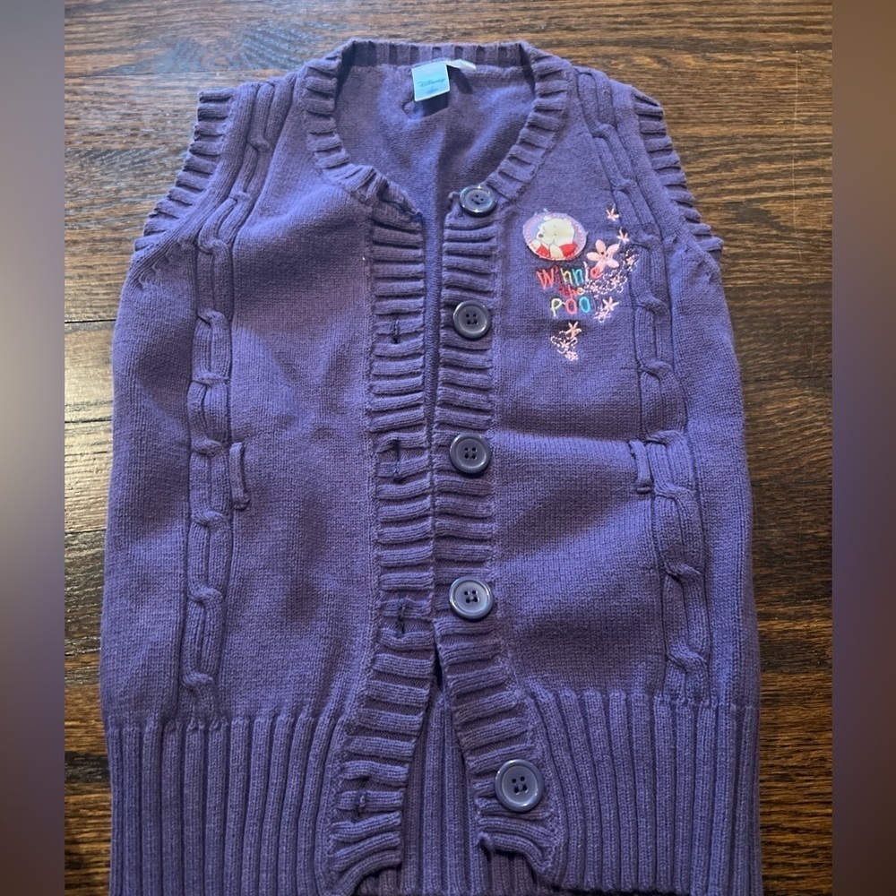 Disney Winnie the Pooh Cardigan Size 6
